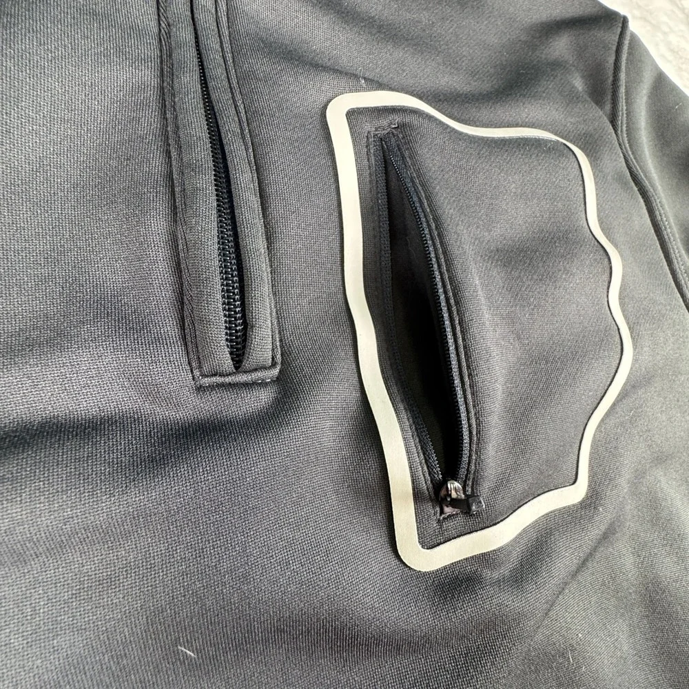Old Navy Rec Tech Performance Gear Men's‎ Gray Quarter Zip Pullover Sweatshirt M